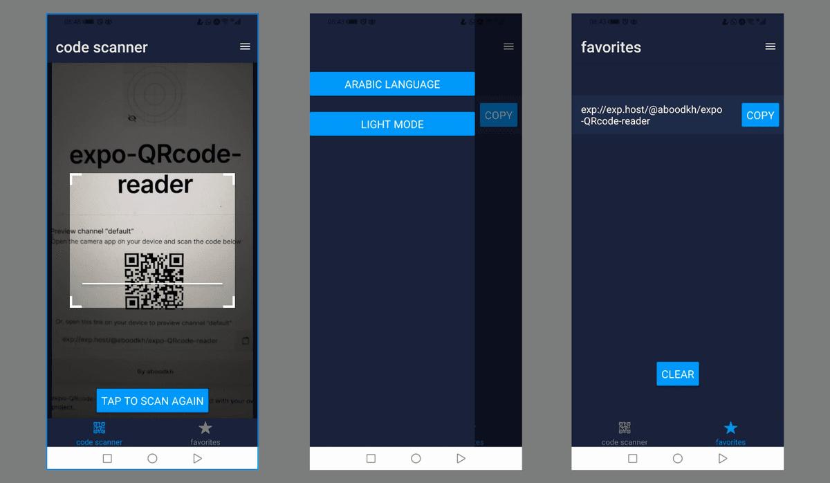 QRcode reader